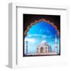 Taj Mahal Palace from Mosque-null-Framed Art Print