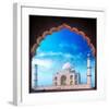 Taj Mahal Palace from Mosque-null-Framed Art Print