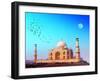 Taj Mahal Palace In India. Indian Temple Tajmahal-SergWSQ-Framed Art Print