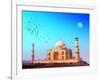 Taj Mahal Palace In India. Indian Temple Tajmahal-SergWSQ-Framed Art Print