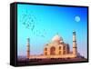 Taj Mahal Palace In India. Indian Temple Tajmahal-SergWSQ-Framed Stretched Canvas