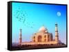 Taj Mahal Palace In India. Indian Temple Tajmahal-SergWSQ-Framed Stretched Canvas