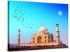 Taj Mahal Palace In India. Indian Temple Tajmahal-SergWSQ-Stretched Canvas