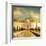 Taj Mahal Palace In India On Sunrise-Andrushko Galyna-Framed Art Print