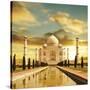 Taj Mahal Palace In India On Sunrise-Andrushko Galyna-Stretched Canvas