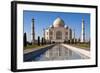 Taj Mahal & Pond in Agra India-null-Framed Premium Giclee Print