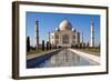 Taj Mahal & Pond in Agra India-null-Framed Premium Giclee Print