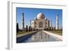 Taj Mahal & Pond in Agra India-null-Framed Premium Giclee Print