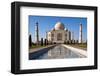 Taj Mahal & Pond in Agra India-null-Framed Art Print