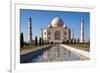 Taj Mahal & Pond in Agra India-null-Framed Art Print