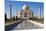 Taj Mahal & Pond in Agra India-null-Mounted Art Print