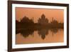 Taj Mahal Reflected in the Yamuna River at Sunset-Doug Pearson-Framed Photographic Print