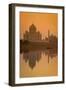 Taj Mahal Reflected in the Yamuna River at Sunset-Doug Pearson-Framed Photographic Print