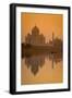 Taj Mahal Reflected in the Yamuna River at Sunset-Doug Pearson-Framed Photographic Print