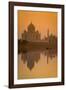 Taj Mahal Reflected in the Yamuna River at Sunset-Doug Pearson-Framed Photographic Print