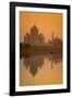 Taj Mahal Reflected in the Yamuna River at Sunset-Doug Pearson-Framed Photographic Print