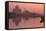 Taj Mahal Reflected in the Yamuna River at Sunset-Doug Pearson-Framed Stretched Canvas