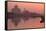 Taj Mahal Reflected in the Yamuna River at Sunset-Doug Pearson-Framed Stretched Canvas