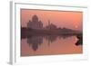 Taj Mahal Reflected in the Yamuna River at Sunset-Doug Pearson-Framed Photographic Print