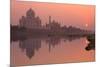 Taj Mahal Reflected in the Yamuna River at Sunset-Doug Pearson-Mounted Photographic Print