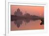 Taj Mahal Reflected in the Yamuna River at Sunset-Doug Pearson-Framed Photographic Print