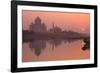 Taj Mahal Reflected in the Yamuna River at Sunset-Doug Pearson-Framed Photographic Print