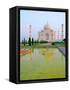 Taj Mahal Temple at Sunrise, Agra, India-Bill Bachmann-Framed Stretched Canvas