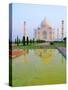 Taj Mahal Temple at Sunrise, Agra, India-Bill Bachmann-Stretched Canvas