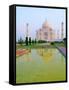 Taj Mahal Temple at Sunrise, Agra, India-Bill Bachmann-Framed Stretched Canvas