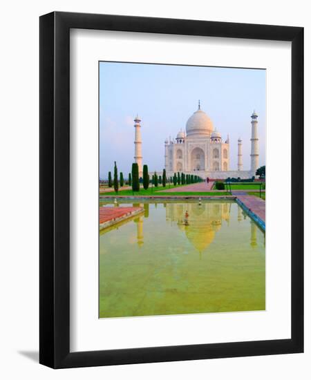 Taj Mahal Temple at Sunrise, Agra, India-Bill Bachmann-Framed Photographic Print