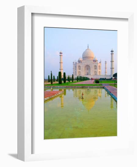 Taj Mahal Temple at Sunrise, Agra, India-Bill Bachmann-Framed Photographic Print