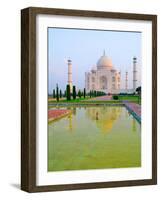 Taj Mahal Temple at Sunrise, Agra, India-Bill Bachmann-Framed Photographic Print