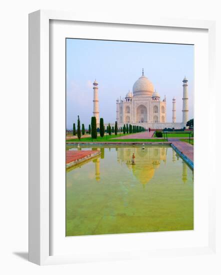 Taj Mahal Temple at Sunrise, Agra, India-Bill Bachmann-Framed Photographic Print