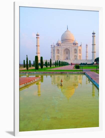 Taj Mahal Temple at Sunrise, Agra, India-Bill Bachmann-Framed Photographic Print