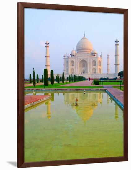 Taj Mahal Temple at Sunrise, Agra, India-Bill Bachmann-Framed Photographic Print