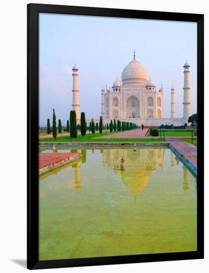 Taj Mahal Temple at Sunrise, Agra, India-Bill Bachmann-Framed Photographic Print