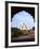 Taj Mahal Through Ornate Arch-Charles Bowman-Framed Photographic Print