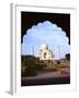 Taj Mahal Through Ornate Arch-Charles Bowman-Framed Photographic Print