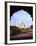 Taj Mahal Through Ornate Arch-Charles Bowman-Framed Photographic Print