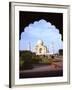Taj Mahal Through Ornate Arch-Charles Bowman-Framed Photographic Print