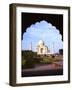 Taj Mahal Through Ornate Arch-Charles Bowman-Framed Photographic Print