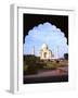 Taj Mahal Through Ornate Arch-Charles Bowman-Framed Photographic Print