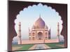 Taj Mahal through the Window-Nikola Knezevic-Mounted Art Print