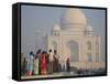 Taj Mahal, UNESCO World Heritage Site, Agra, Uttar Pradesh, India, Asia-Wendy Connett-Framed Stretched Canvas