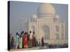 Taj Mahal, UNESCO World Heritage Site, Agra, Uttar Pradesh, India, Asia-Wendy Connett-Stretched Canvas