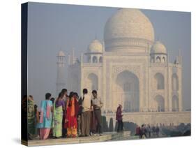 Taj Mahal, UNESCO World Heritage Site, Agra, Uttar Pradesh, India, Asia-Wendy Connett-Stretched Canvas