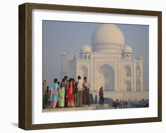 Taj Mahal, UNESCO World Heritage Site, Agra, Uttar Pradesh, India, Asia-Wendy Connett-Framed Photographic Print