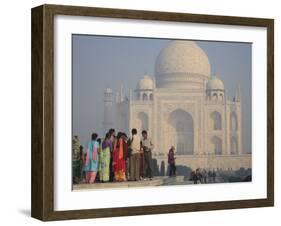 Taj Mahal, UNESCO World Heritage Site, Agra, Uttar Pradesh, India, Asia-Wendy Connett-Framed Photographic Print
