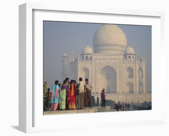 Taj Mahal, UNESCO World Heritage Site, Agra, Uttar Pradesh, India, Asia-Wendy Connett-Framed Photographic Print