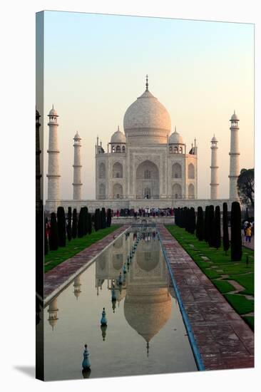 Taj Mahal, UNESCO World Heritage Site, Agra, Uttar Pradesh, India, Asia-Bhaskar Krishnamurthy-Stretched Canvas